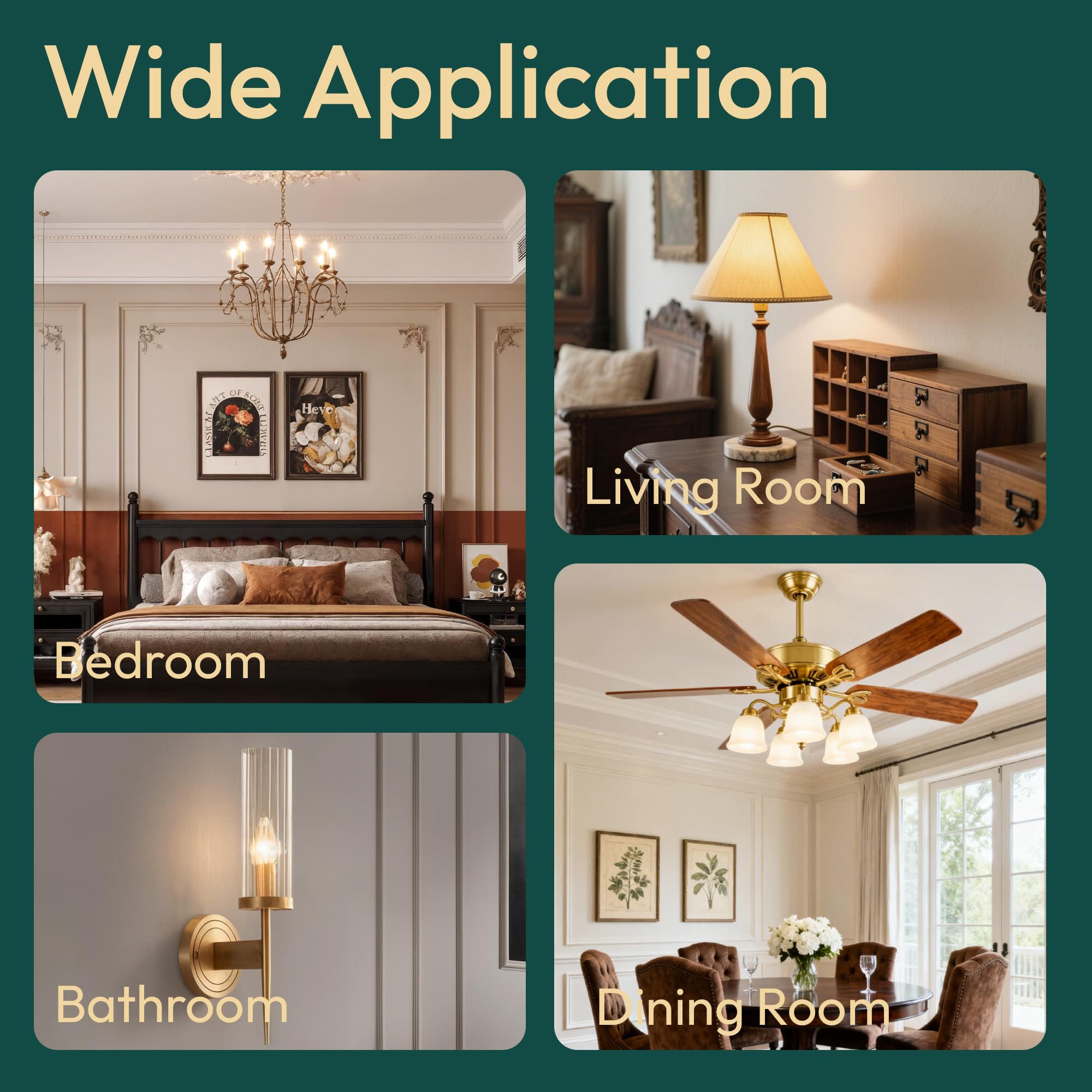 ALAMPEVER long-life LED bulb for reliable lighting in living areas.