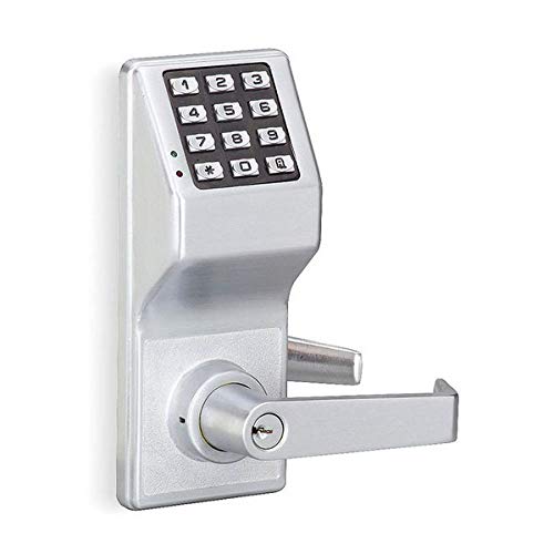 Alarm Lock DL2700WP Trilogy digital keypad front-view; weatherproof exterior security.