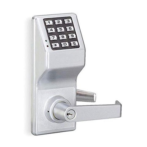 Alarm Lock DL2700WP Trilogy digital keypad front-view; weatherproof exterior security.