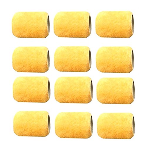 ALAZCO 3-inch mini paint roller refill for smooth edge coverage and no shed.