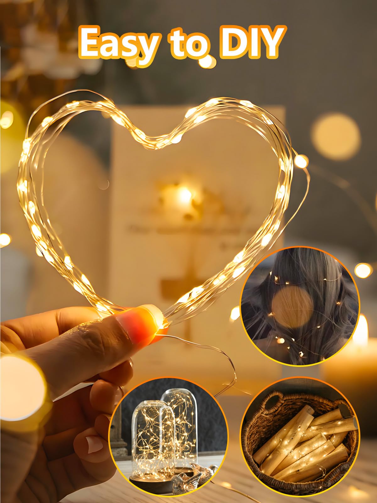 Albelt flexible string lights for dorms, gardens, and fences.