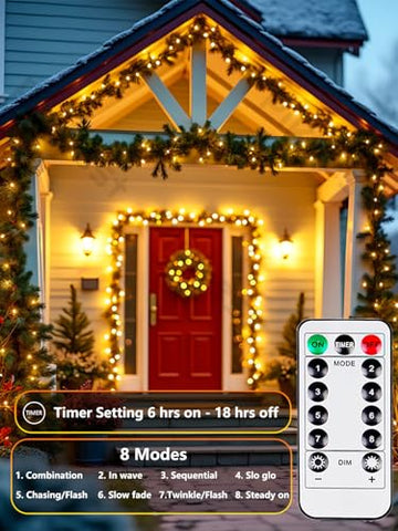 Albelt remote with 8 modes for versatile mood lighting.