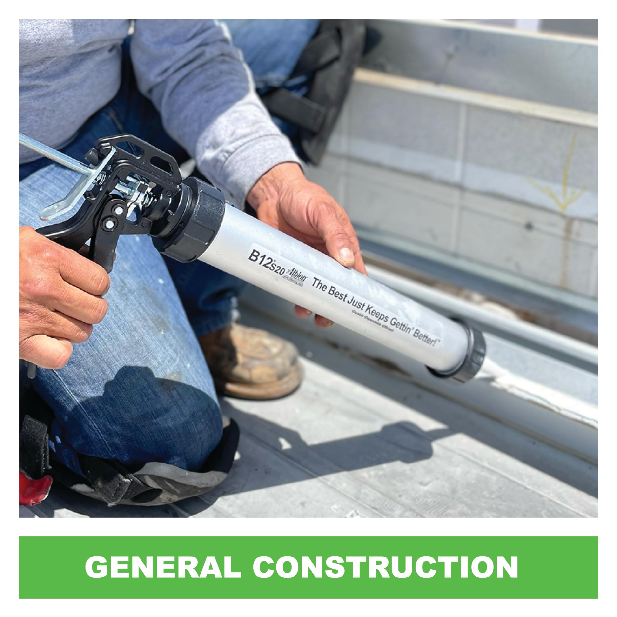 Albion B12S20 durable all-metal barrel for demanding industrial environments