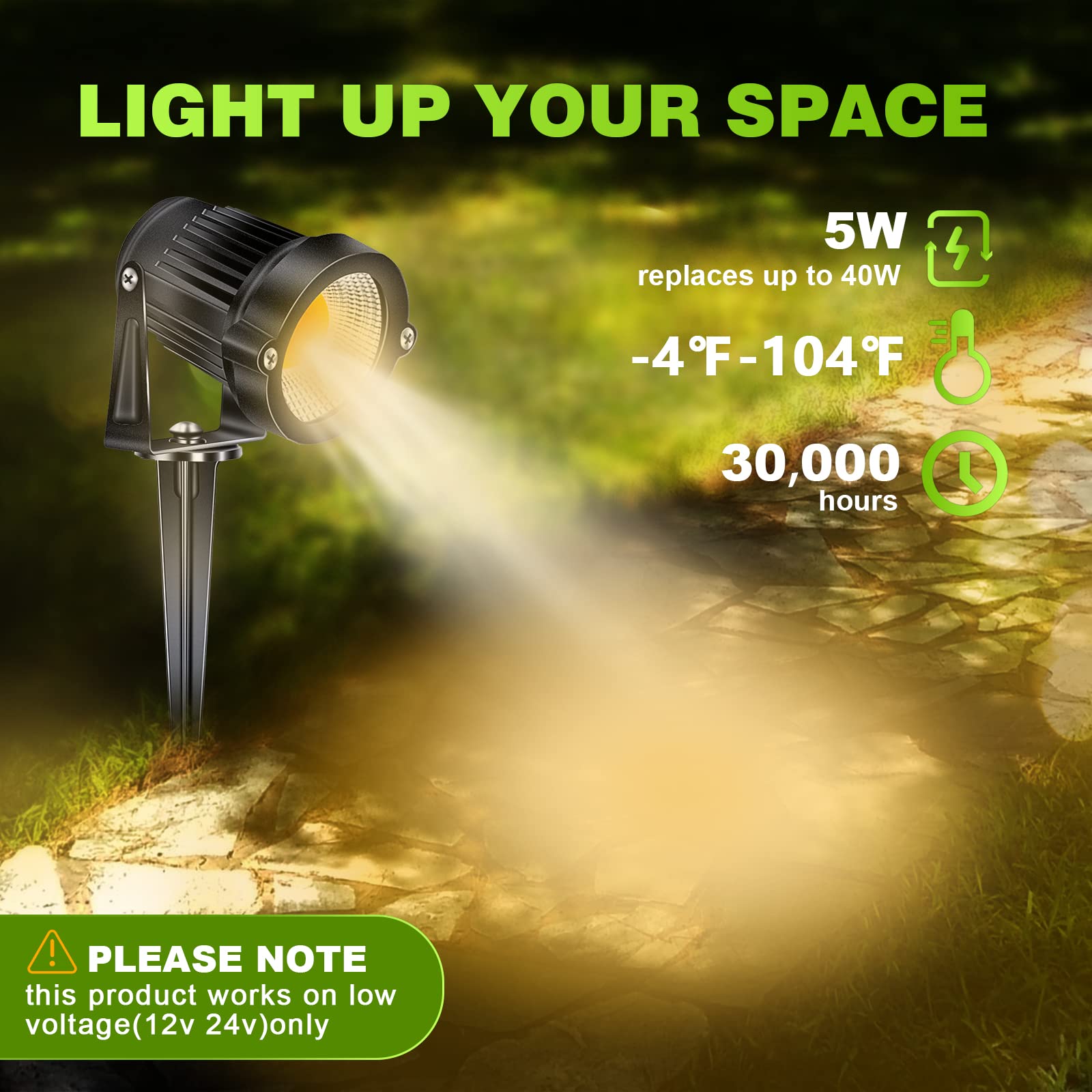 ALEDECO 8-pack provides scalable outdoor lighting for yards