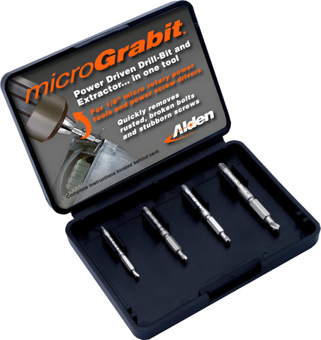 Alden Grabit Micro P125 extractor detail for small fasteners.