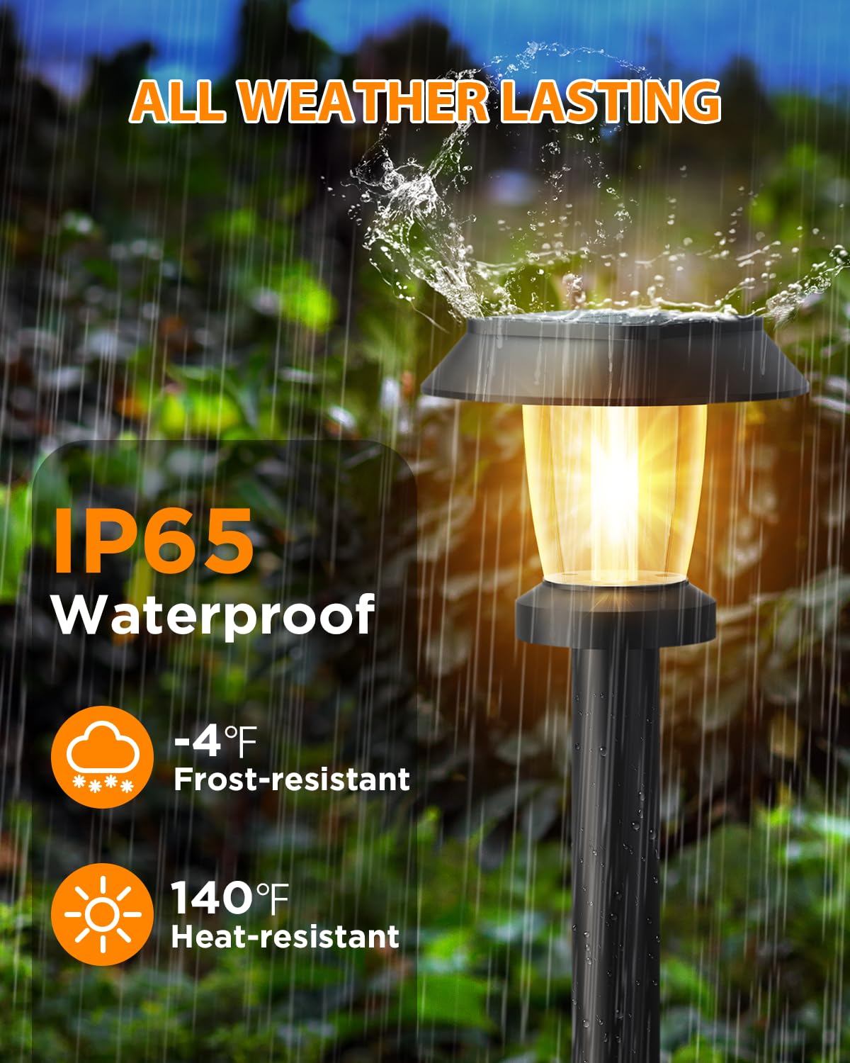 ALEPOD three brightness modes customize walkway lighting.