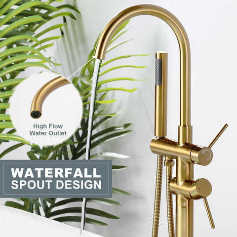 ALEASHA 59-inch hose offers extended reach for rinsing and cleaning.