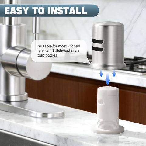 Aleasha air gap cover installs easily for a secure, maintenance-friendly fit.