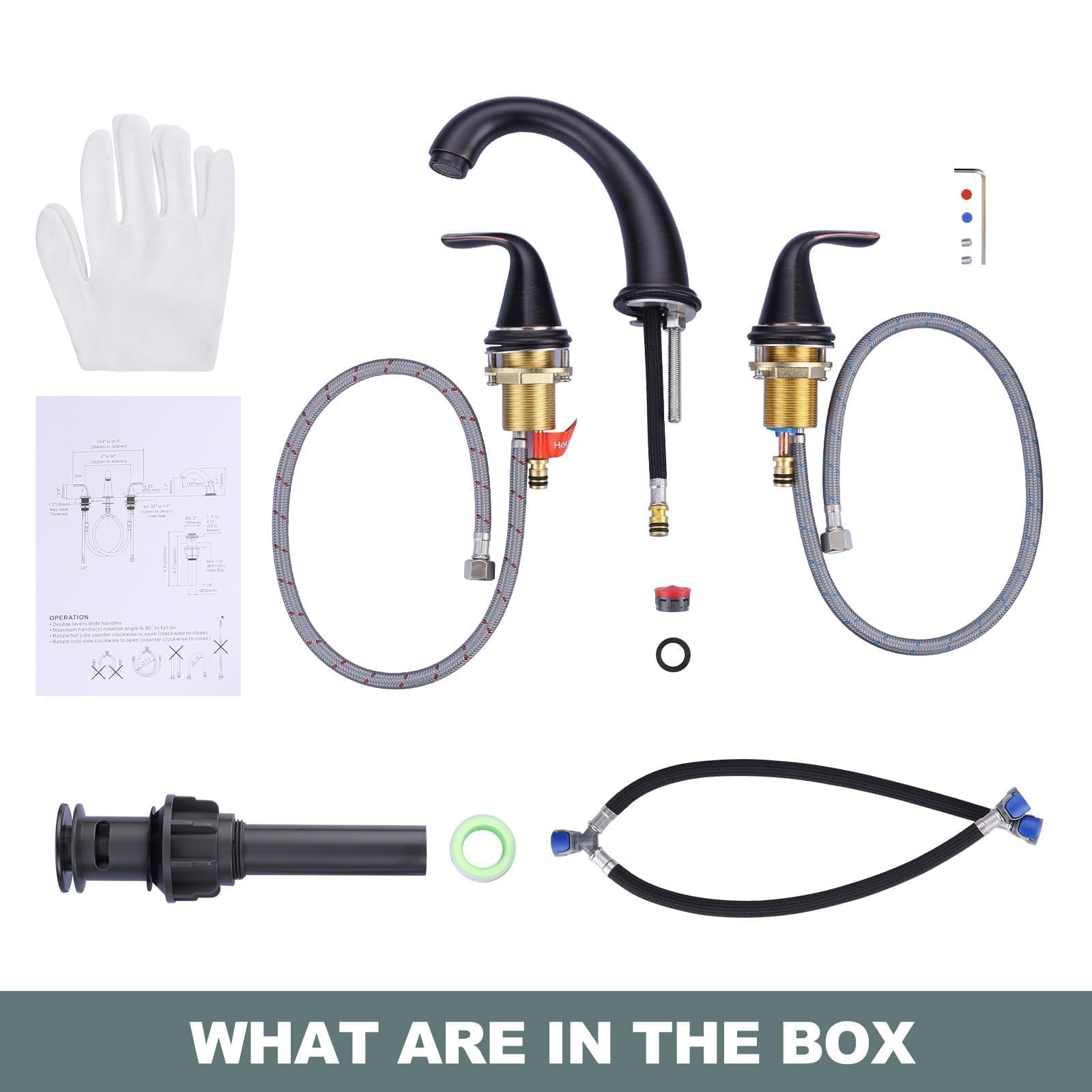 Aleasha quick installation with pre installed hoses simplifies setup for DIY projects.