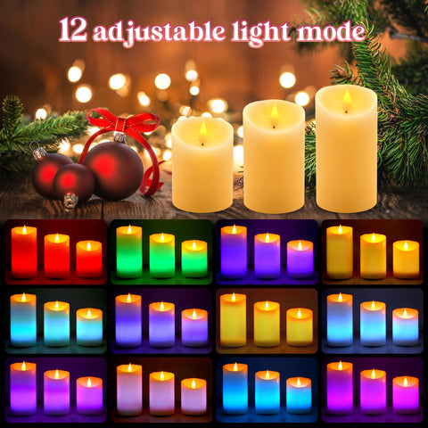 ALED LIGHT 12-color LED mode offers vibrant options for celebrations.