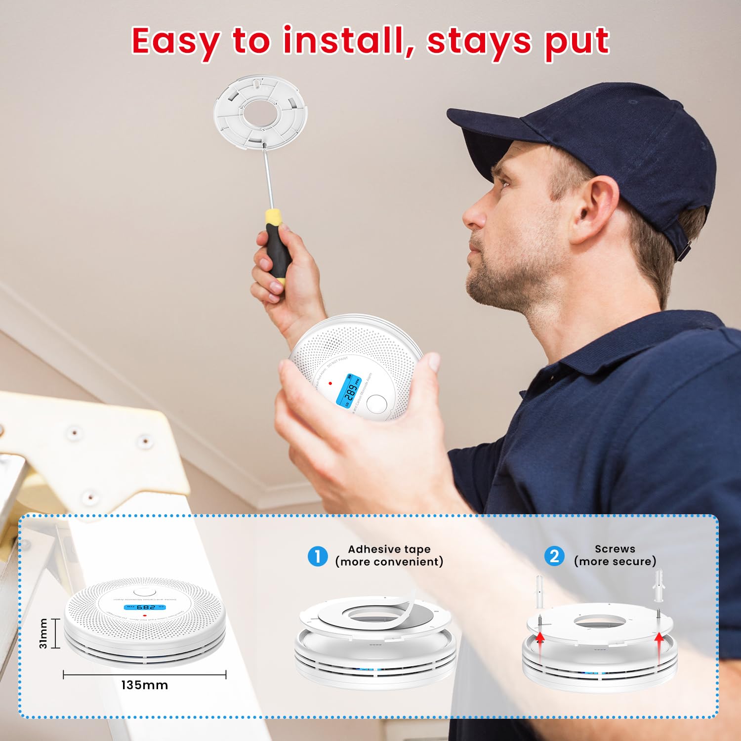 Alertlink installation in a room setting for bedroom, living room, or kitchen.