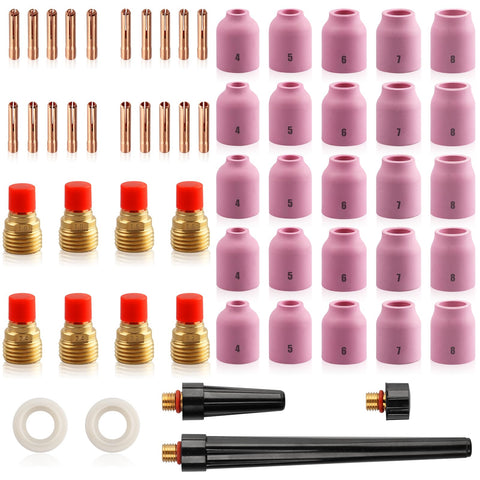 Alffun TIG welding kit 040-1/8 collet for precise fit and setup