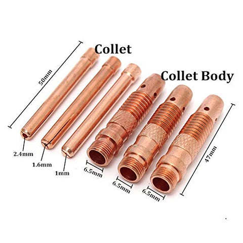 Alffun lanthanated tungsten electrode included for versatile welding tasks.