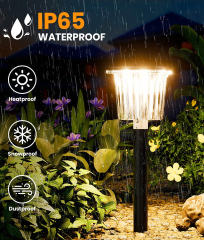 ALFIOT tool-free installation light easily sticks into soil.
