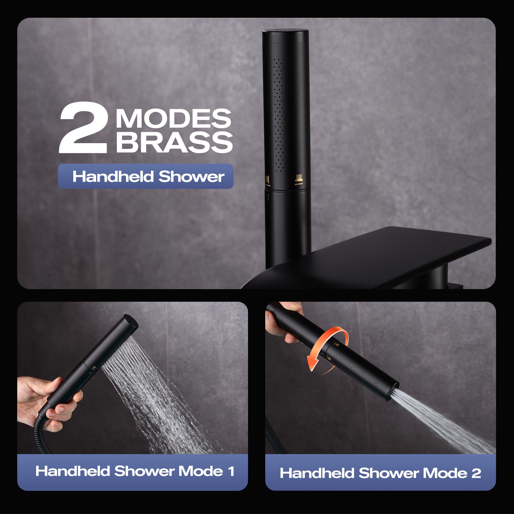 ALGRTS matte black finish adds modern style and durability.