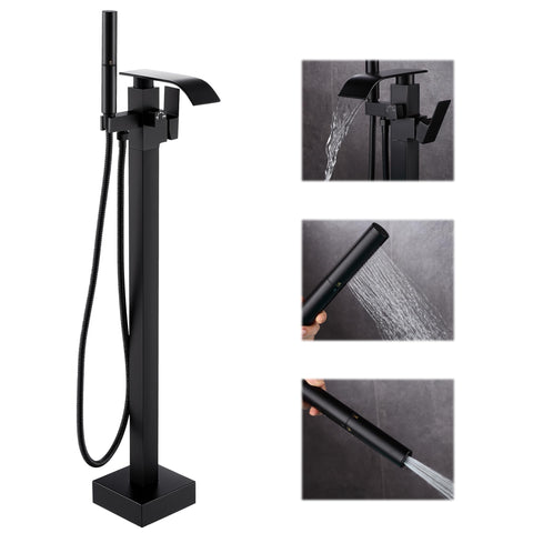 ALGRTS waterfall bathtub faucet with a serene spa-like flow for relaxing baths.