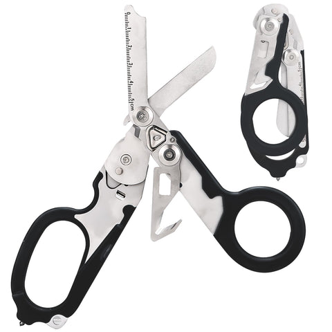 ALHML 6-in-1 trauma shears in a compact foldable design for quick access