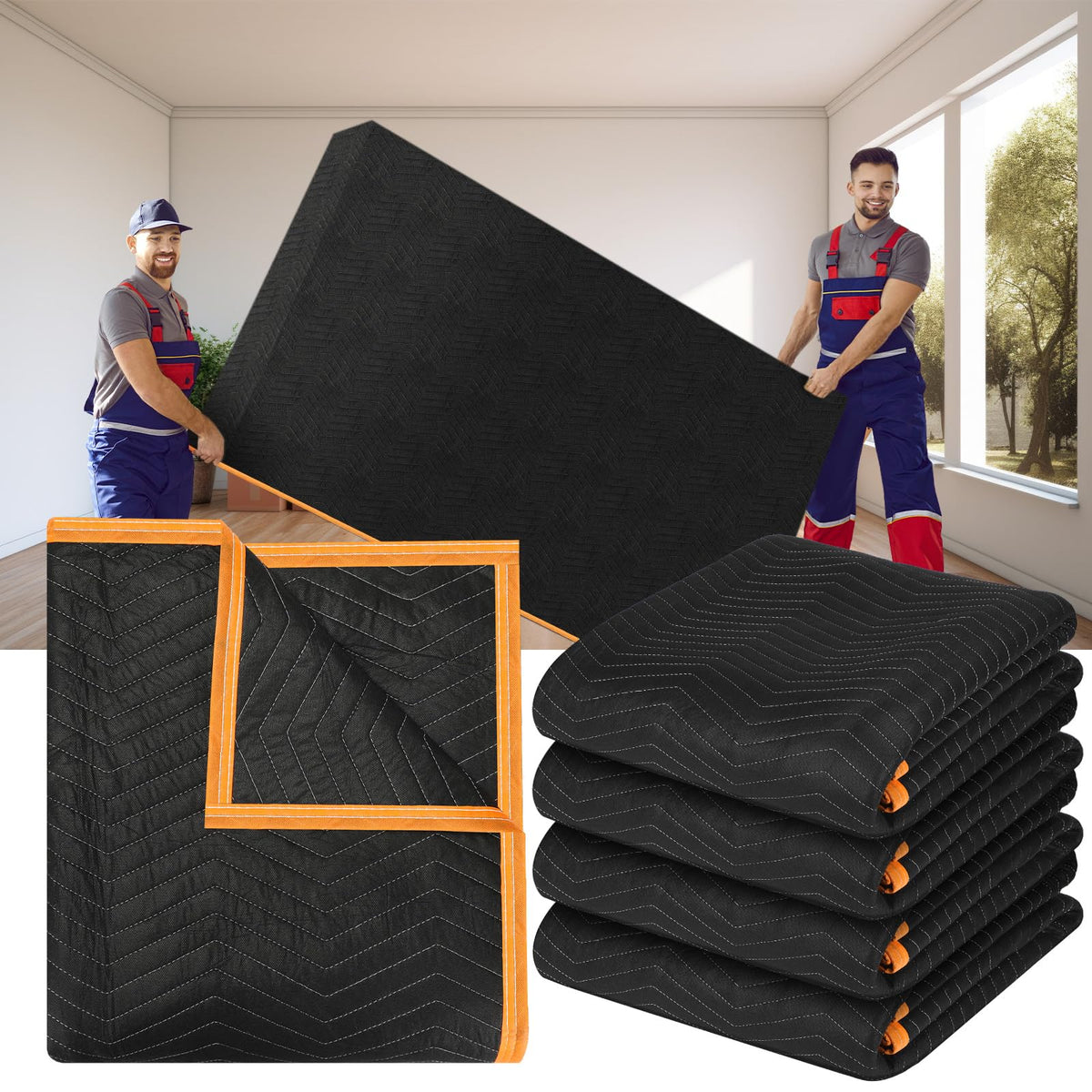 Aliceset moving blanket 80x144 cover protects large items during transport.