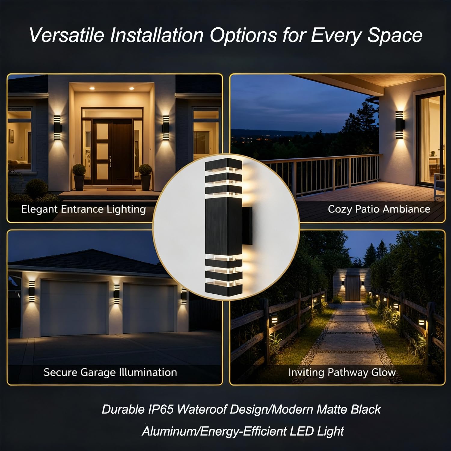 Alicosoty porch and garden wall light ideal for front door illumination