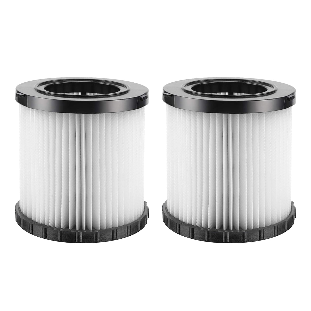 Aliddle DCV5801H front view replacement filter, washable and reusable for dry/wet vacuums.