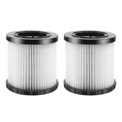 Aliddle DCV5801H front view replacement filter, washable and reusable for dry/wet vacuums.