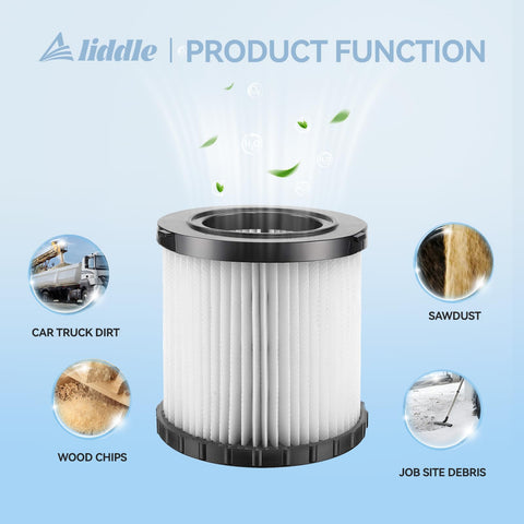 Aliddle DCV5801H reusable filter ready for water rinse and reuse.