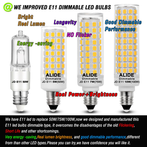ALIDE E11 LED bulbs 4000K natural white for fixtures