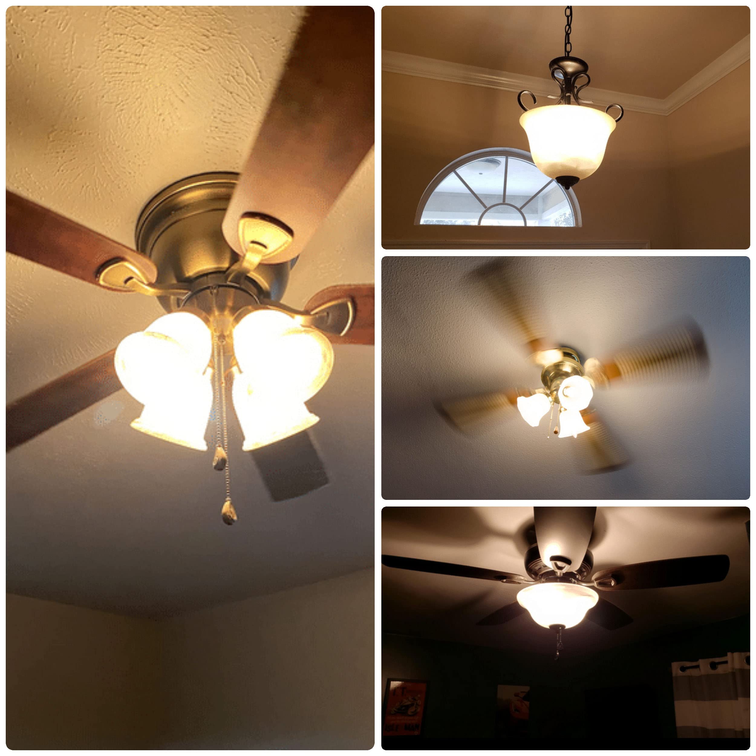 ALIDE E12 bulb ideal for chandeliers and ceiling fans in living spaces