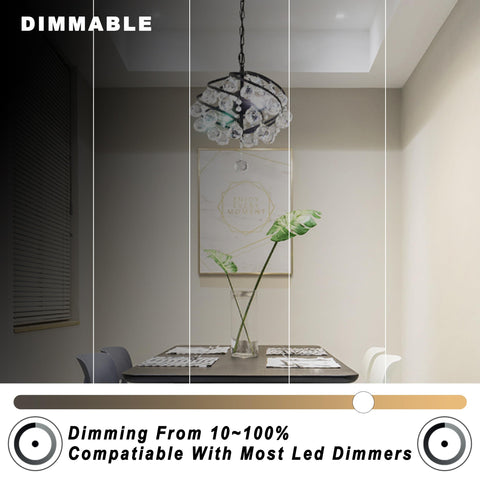 ALIDE E12 candelabra bulbs dimmable for chandeliers and intimate dining spaces.
