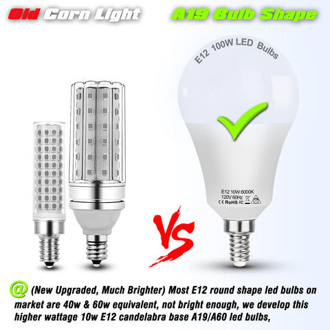 ALIDE E12 bulb outdoors in a sheltered porch light for clear light