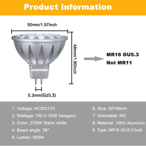 GU5.3 base close-up for ALIDE MR16 LED bulb installation.