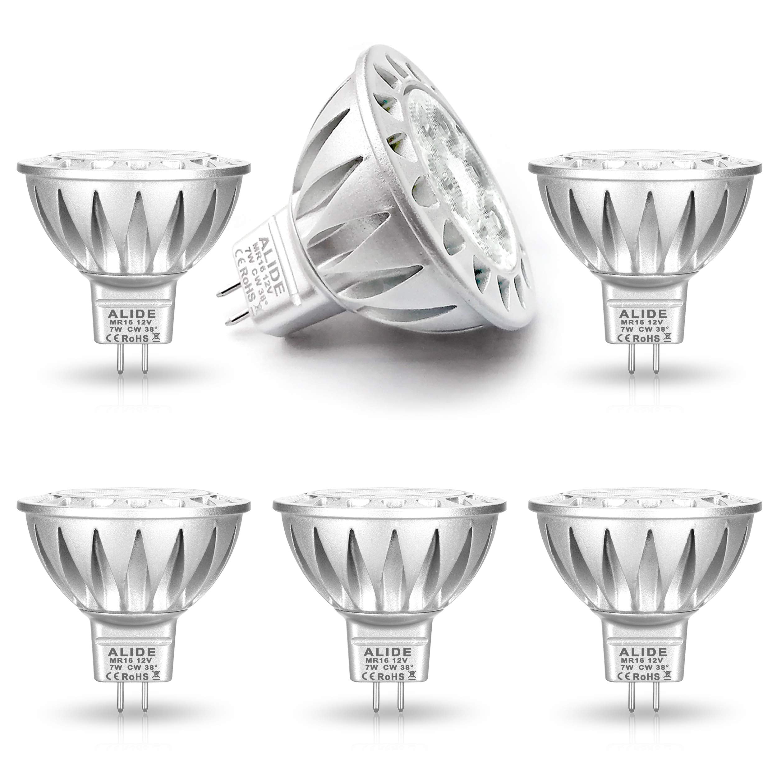 ALIDE MR16 LED bulb GU5.3 7W 6000K daylight for bright kitchen lighting