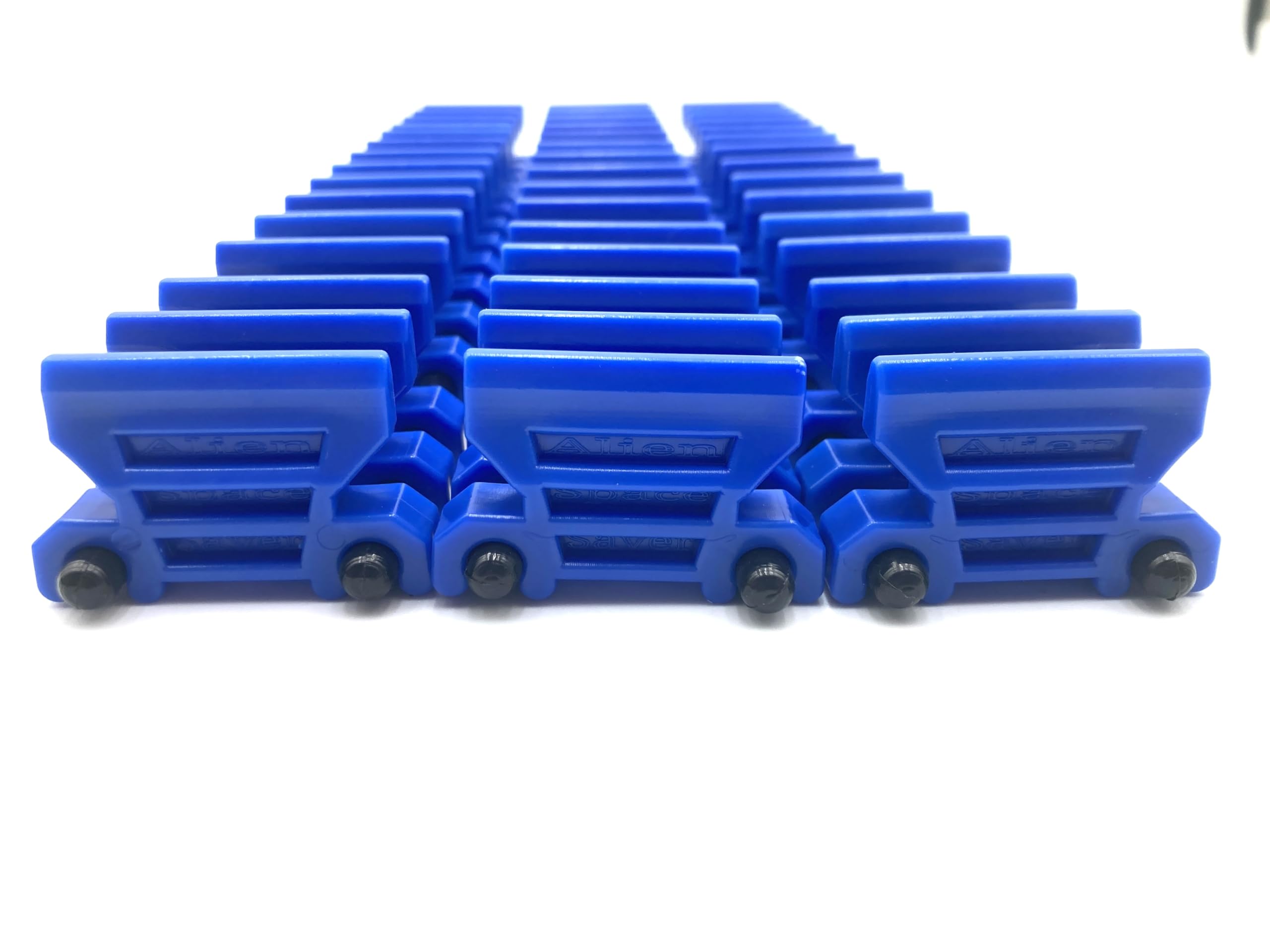 Alien Space Saver blue product featuring a lifetime guarantee and reliable design.