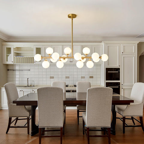 ALIYIQI easy-install chandelier with included hardware for quick setup.