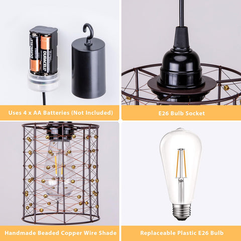 All Fortune replaceable ABS E26 bulbs ensure long-lasting, bright glow
