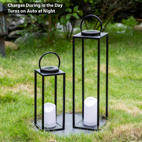 All Fortune black metal lanterns showcasing rugged, weatherproof build.