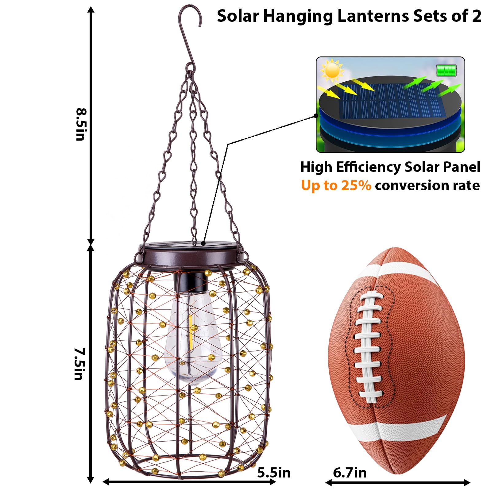 ALL FORTUNE IP65 waterproof lantern designed for all weather durability