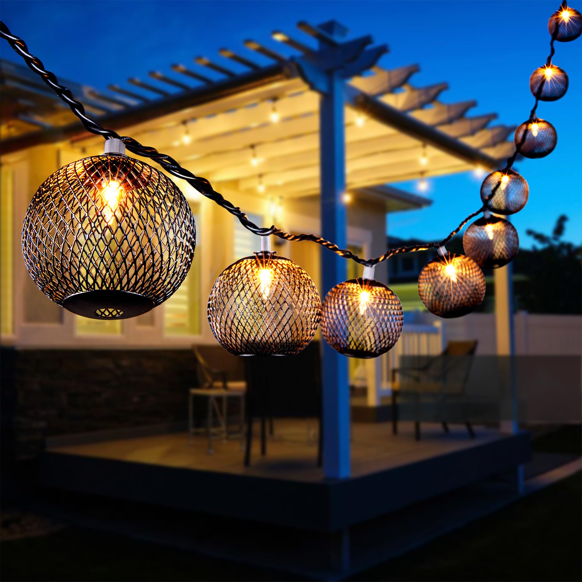 All Fortune lantern string is suited for indoor and outdoor spaces across decor styles.