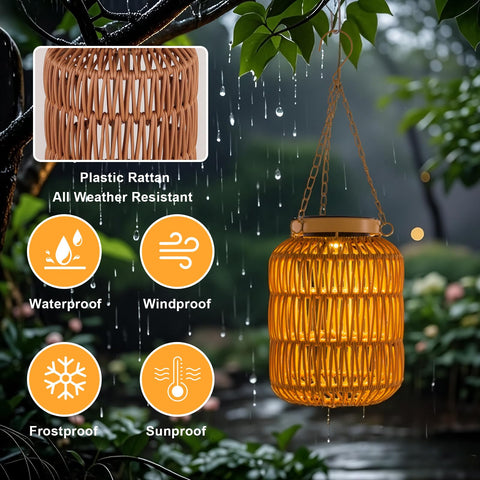 ALL FORTUNE lanterns lit under gazebo and pergola for intimate gatherings