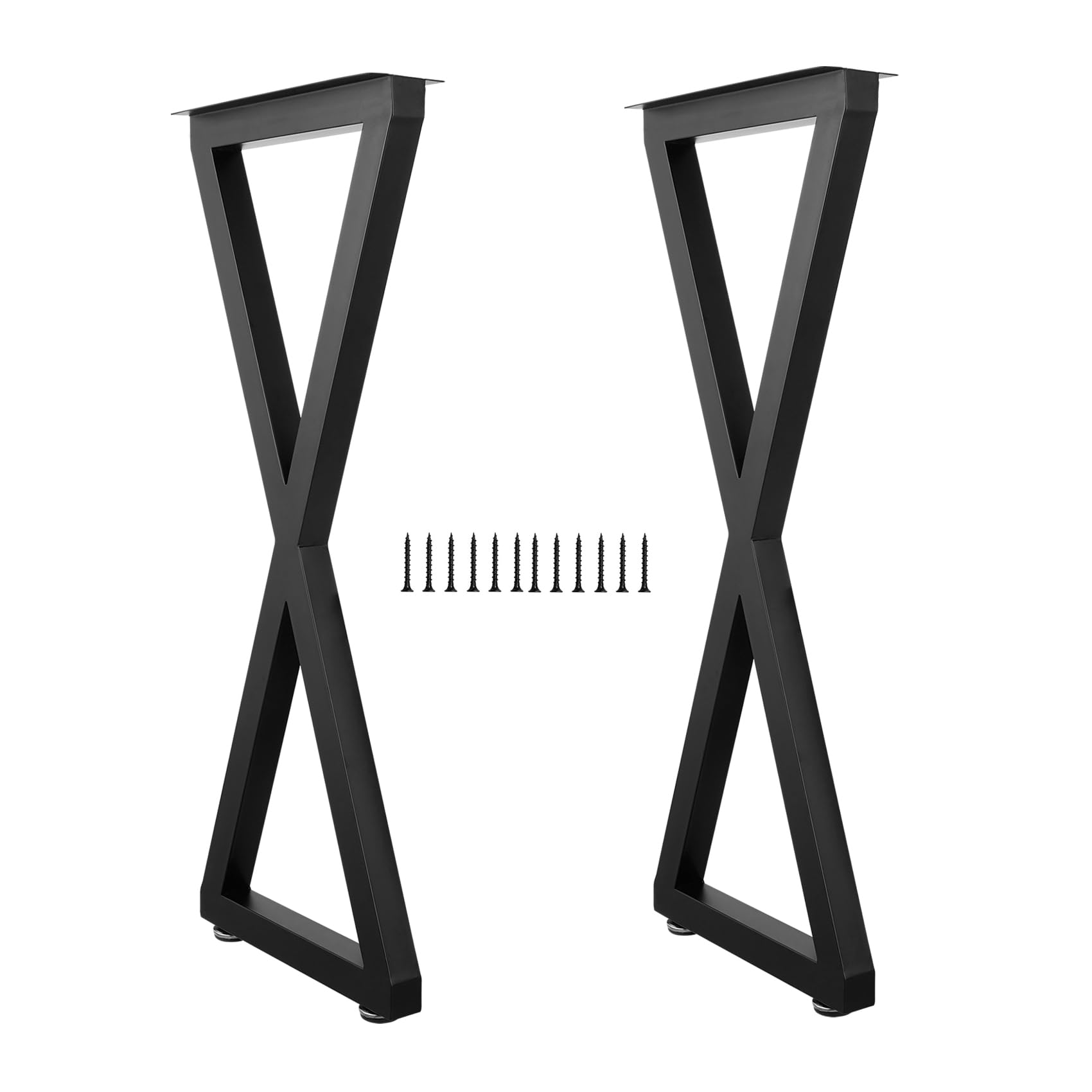ALLCOS metal bar table legs 36-inch ready for sturdy dining or work surfaces.