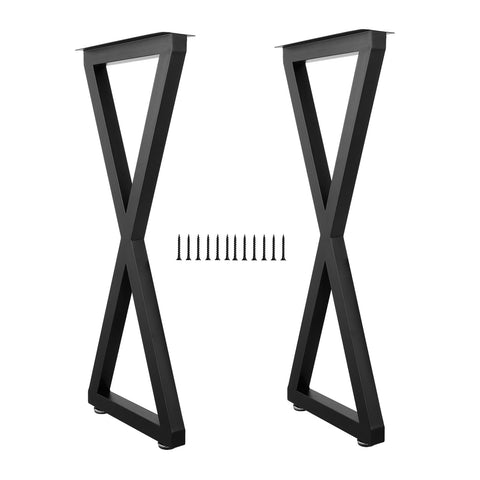 ALLCOS metal bar table legs 36-inch ready for sturdy dining or work surfaces.