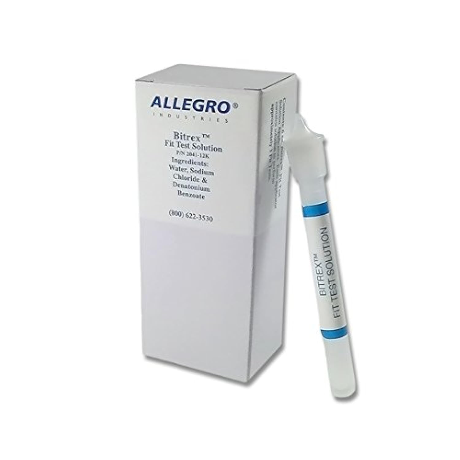 ALLEGRO 2041-12K bitter test ampules in box for quick, consistent testing sessions.