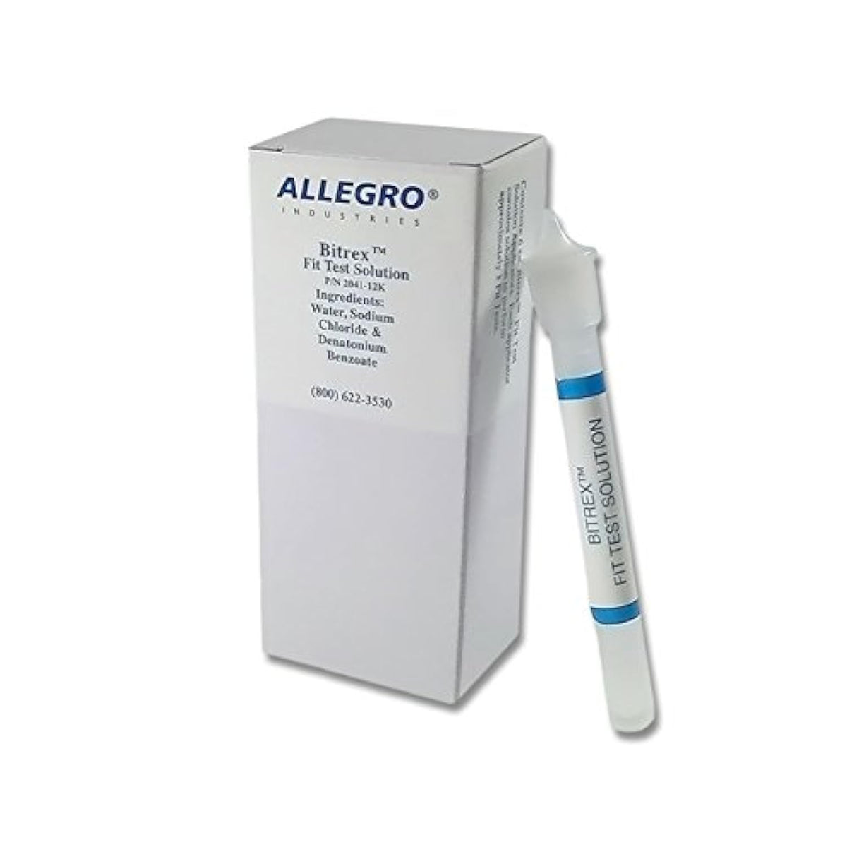 ALLEGRO 2041-12K bitter test ampules in box for quick, consistent testing sessions.