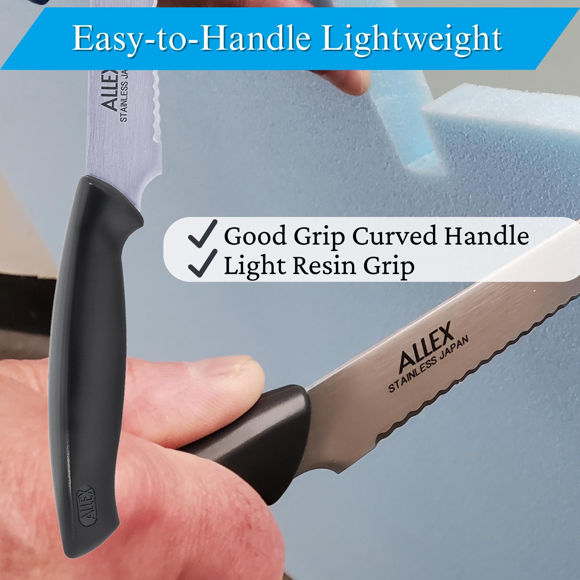 ALLEX safety blade cover keeps the knife protected during transport