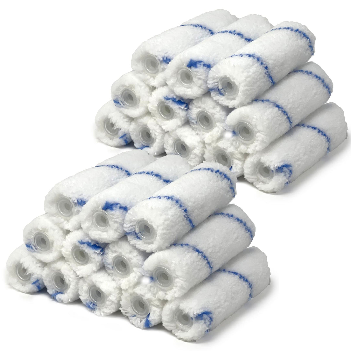 Allgala 24-piece mini roller sleeves for smooth, even coats on trim and cabinets.