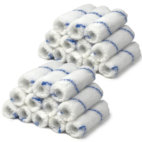 Allgala 24-piece mini roller sleeves for smooth, even coats on trim and cabinets.