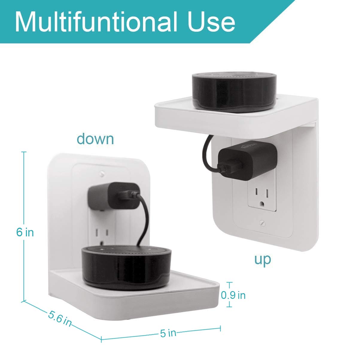 ALLICAVER Cable-management channel hides cords for a clean countertop