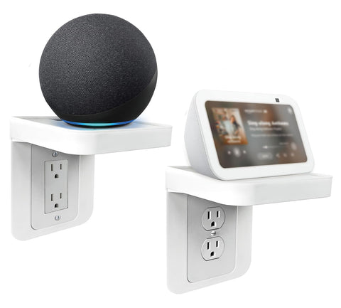 ALLICAVER Outlet Shelf mounted over outlet for neat charging