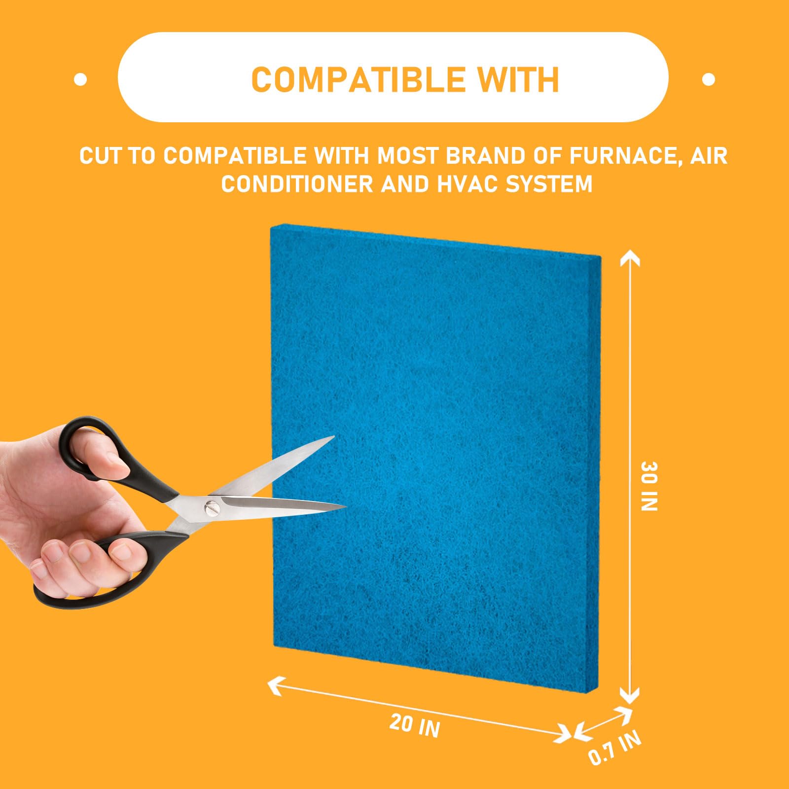 Allisfresh MERV 5 polyester media balances airflow and filtration