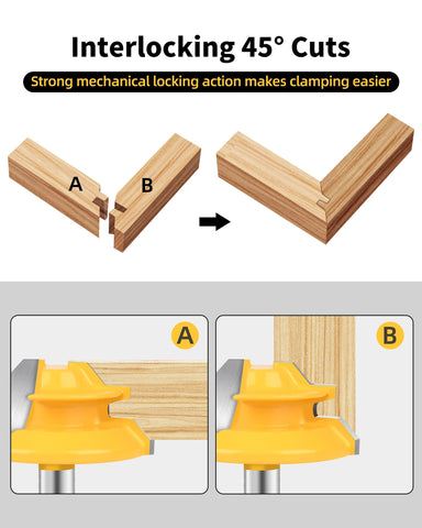 Allmake interlocking fingers joint image showing strong mechanical lock.
